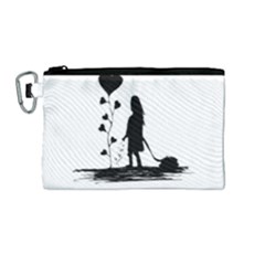 Sowing Love Concept Illustration Small Canvas Cosmetic Bag (medium) by dflcprints