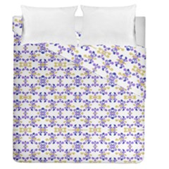 Decorative Ornate Pattern Duvet Cover Double Side (queen Size) by dflcprints
