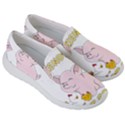 Friends Not Food - Cute Pig and Chicken Women s Lightweight Slip Ons View3