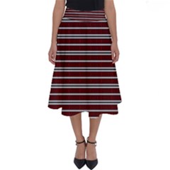 Indian Stripes Perfect Length Midi Skirt