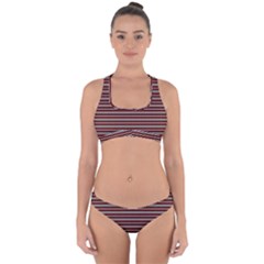 Indian Stripes Cross Back Hipster Bikini Set by jumpercat