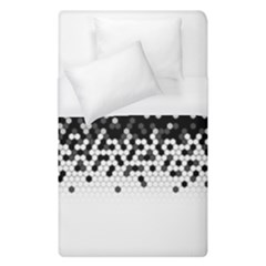 Flat Tech Camouflage Black And White Duvet Cover (single Size) by jumpercat