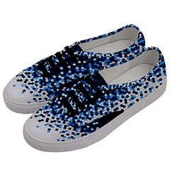 Flat Tech Camouflage Reverse Blue Men s Classic Low Top Sneakers by jumpercat