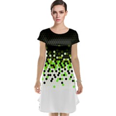 Flat Tech Camouflage Reverse Green Cap Sleeve Nightdress by jumpercat