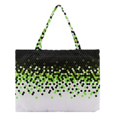 Flat Tech Camouflage Reverse Green Medium Tote Bag by jumpercat