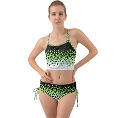 Flat Tech Camouflage Reverse Green Mini Tank Bikini Set by jumpercat