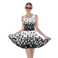 Flat Tech Camouflage White And Black Skater Dress by jumpercat