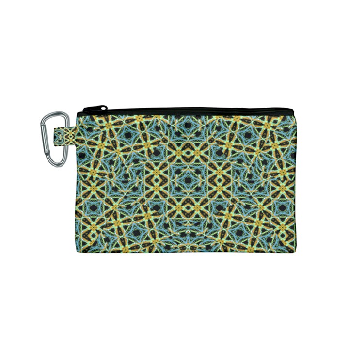 Arabesque Seamless Pattern Canvas Cosmetic Bag (Small)