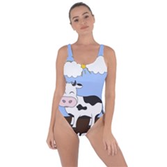 Friends Not Food - Cute Cow Bring Sexy Back Swimsuit by Valentinaart