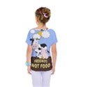 Friends Not Food - Cute Cow, Pig and Chicken Kids  One Piece Tee View2