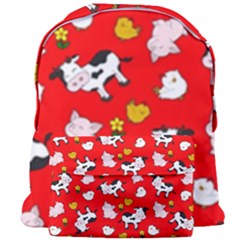 The Farm Pattern Giant Full Print Backpack by Valentinaart