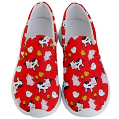 The Farm Pattern Men s Lightweight Slip Ons by Valentinaart