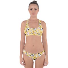 The Farm Pattern Cross Back Hipster Bikini Set by Valentinaart