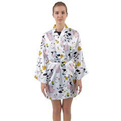 The Farm Pattern Long Sleeve Kimono Robe by Valentinaart