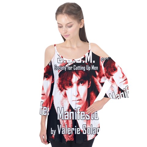 Valerie Solanas Flutter Tees by Valentinaart