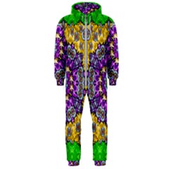 Sunshine In Mind The Season Is Decorative Fine Hooded Jumpsuit (men)  by pepitasart