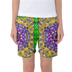 Sunshine In Mind The Season Is Decorative Fine Women s Basketball Shorts by pepitasart