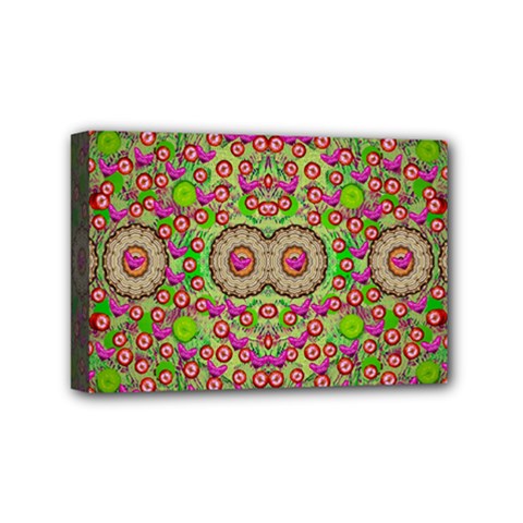 Love The Wood Garden Of Apples Mini Canvas 6  X 4  by pepitasart