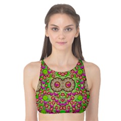 Love The Wood Garden Of Apples Tank Bikini Top by pepitasart