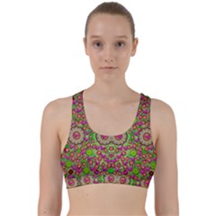 Love The Wood Garden Of Apples Back Weave Sports Bra by pepitasart