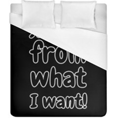 Save Me From What I Want Duvet Cover (california King Size) by Valentinaart