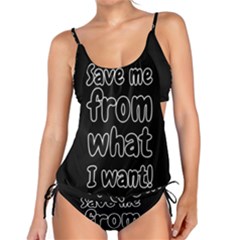 Save Me From What I Want Tankini Set by Valentinaart