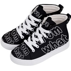 Save Me From What I Want Kid s Hi-top Skate Sneakers by Valentinaart