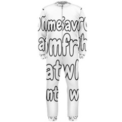Save Me From What I Want Onepiece Jumpsuit (men) 