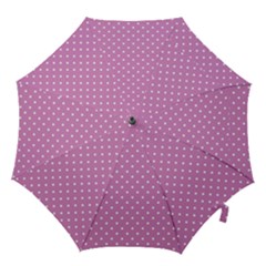 Pink Polka Dots Hook Handle Umbrellas (large) by jumpercat