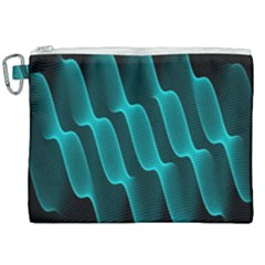 Background Light Glow Blue Green Canvas Cosmetic Bag (xxl) by Nexatart