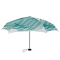 Background Light Glow Blue Mini Folding Umbrellas View3