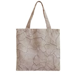 Background Wall Marble Cracks Zipper Grocery Tote Bag by Nexatart