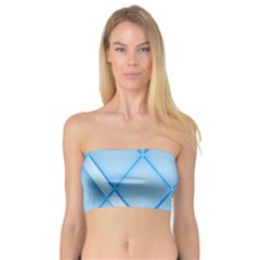 Background Light Glow Blue Bandeau Top by Nexatart