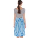 Background Light Glow Blue Midi Beach Skirt View2