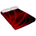 Red Abstract Art Background Digital Fitted Sheet (California King Size) View2