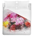 Flowers Roses Wedding Bouquet Art Duvet Cover (Queen Size) View1