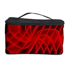 Abstract Red Art Background Digital Cosmetic Storage Case