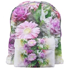 Flowers Roses Bouquet Art Nature Giant Full Print Backpack