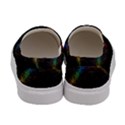 Background Light Glow Lines Colors Women s Canvas Slip Ons View4