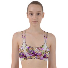 Flowers Bouquet Art Nature Line Them Up Sports Bra by Nexatart