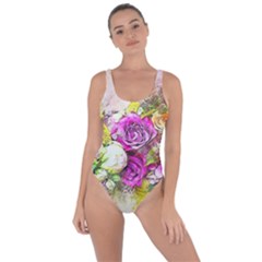 Flowers Bouquet Art Nature Bring Sexy Back Swimsuit by Nexatart
