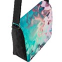Background Art Abstract Watercolor Flap Messenger Bag (L)  View2