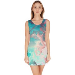 Background Art Abstract Watercolor Bodycon Dress