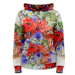 Flowers Bouquet Art Nature Women s Pullover Hoodie by Nexatart