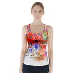 Flowers Bouquet Art Nature Racer Back Sports Top by Nexatart