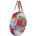 Flowers Bouquet Art Nature Giant Round Zipper Tote View3