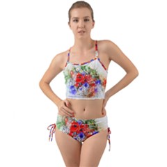 Flowers Bouquet Art Nature Mini Tank Bikini Set by Nexatart