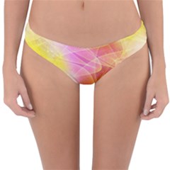 Background Art Abstract Watercolor Reversible Hipster Bikini Bottoms