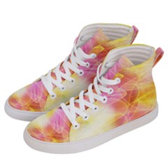 Background Art Abstract Watercolor Women s Hi-Top Skate Sneakers