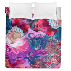 Background Art Abstract Watercolor Duvet Cover Double Side (queen Size) by Nexatart